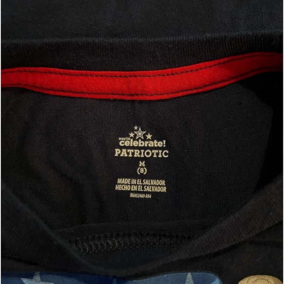 Way to Celebrate Patriotic American Flag Baseball t-shirt - Picture 3 of 3